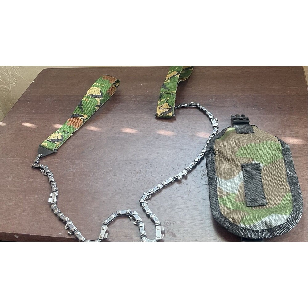 Bugout Survival Hand Pocket Chainsaw Camping Hiking Portable Compact Cutting Saw